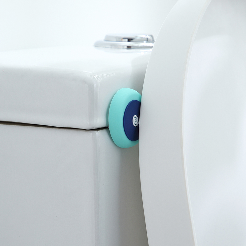 Cartoon Creative Door Handle Crash Pad Wall Stickers behind the Door Refrigerator Bump Stickers Household Silent Thickening Silicone Screen Protector