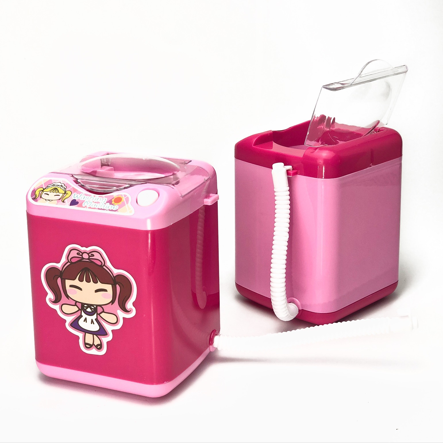 hot style mini powder Puff washing machine toy Makeup Brush beauty Makeup egg Simulation small home Washing machine