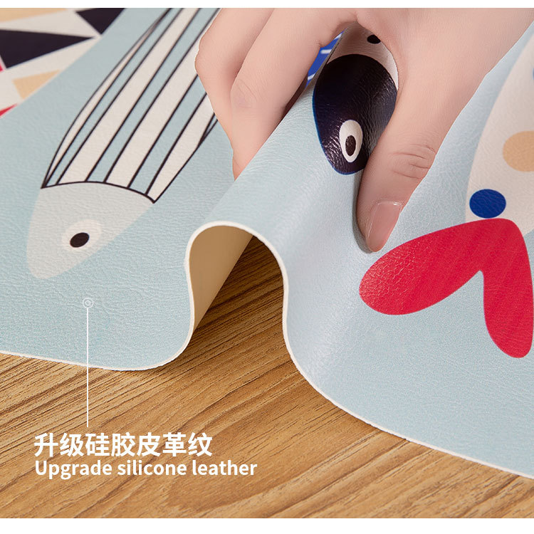 Silicone Q Spring Net Red PVC Tablecloth Leather Mouse Pad Office Study Computer Children's Desk Desk Pad Silicone Q Spring Net Red PVC Tablecloth Leather Mouse Pad Office Study Computer Children's Desk Desk Pad