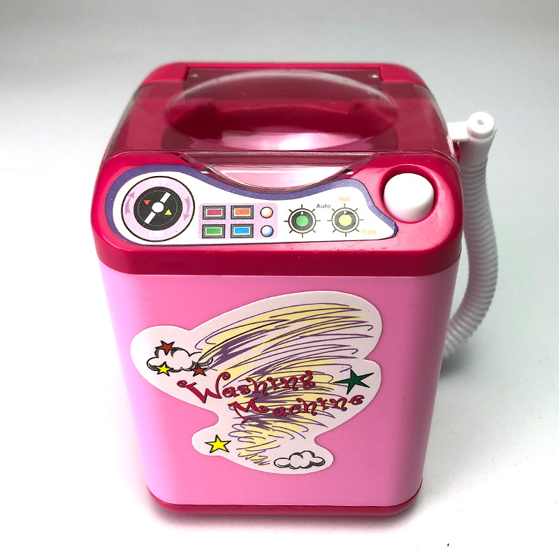 border s have the mini washing machine simulation powder puff toy electric children trill hot style product makeup brush
