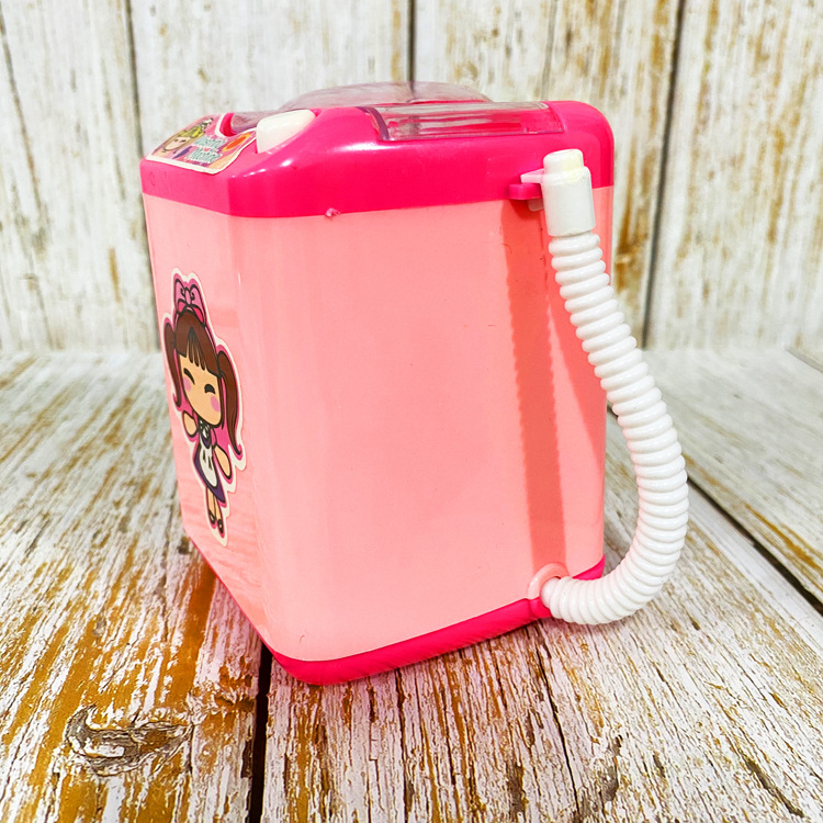 Same Type as TikTok Children's Electric Mini Simulation Washing Machine Play House Toy Can Add Water Drain Washing Powder Puff Gadgets Same Type as TikTok Children's Electric Mini Simulation Washing Machine Play House Toy Can Add Water Drain Washing Powder Puff Gadgets