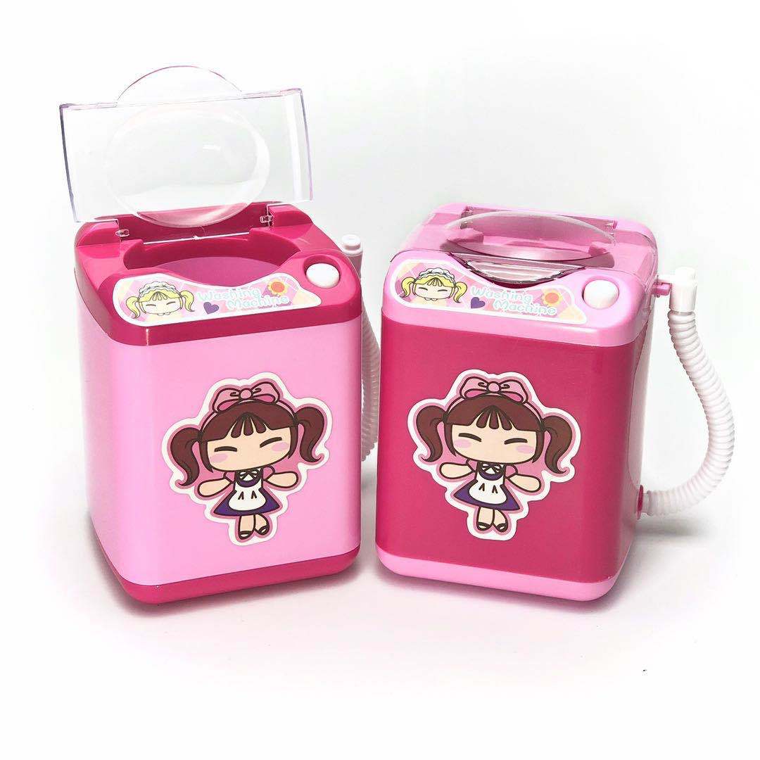 Same Type as TikTok Children's Electric Mini Simulation Washing Machine Play House Toy Can Add Water Drain Washing Powder Puff Gadgets Same Type as TikTok Children's Electric Mini Simulation Washing Machine Play House Toy Can Add Water Drain Washing Powder Puff Gadgets