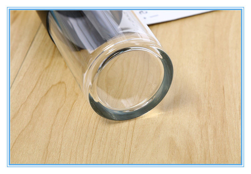 Cup Glass Stick Cup Water Cup Boys and Girls Cup Glass Tea Cup Insulation Glass Transparent Scented Tea Cup