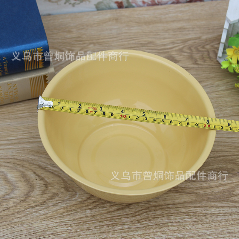 22# yellow rolled edge bowl soup basin enamel bowl nostalgic classic durable 2 yuan wholesale (not to return) 22# yellow rolled edge bowl soup basin enamel bowl nostalgic classic durable 2 yuan wholesale (not to return)