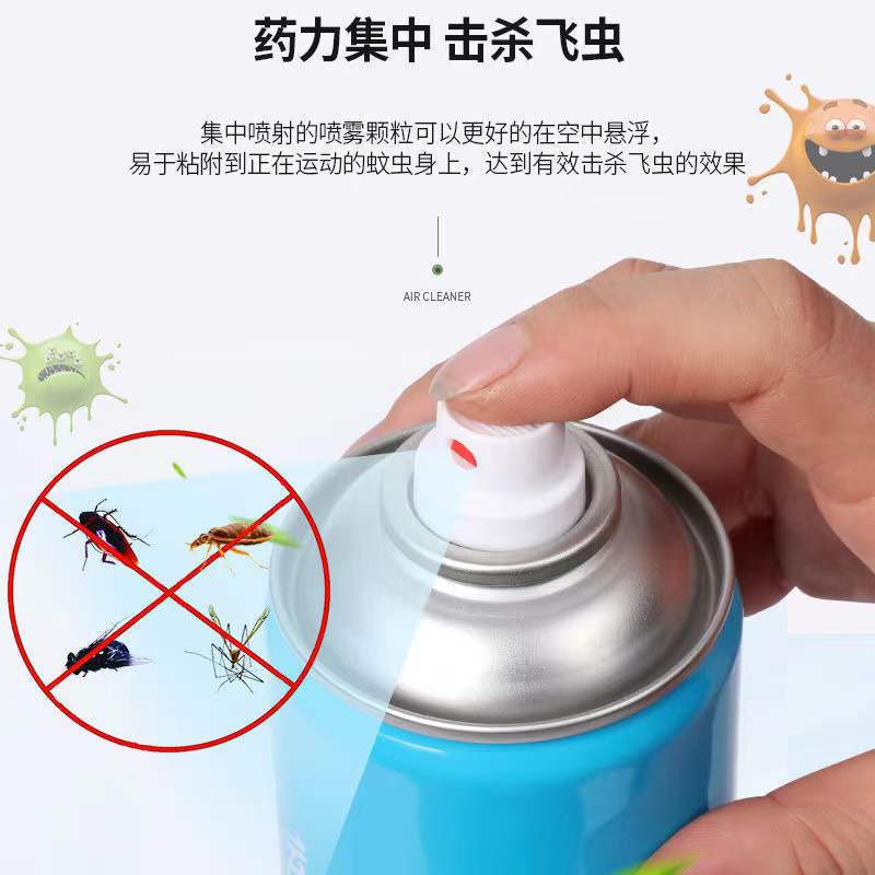 Insecticide Aerosol Household Gunner Stall, Killing Insects, Flies, Mosquitoes, Ants, Cockroaches, Fleas, Flying Insects, 750ml