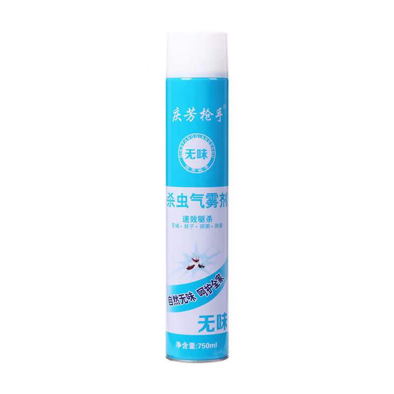 Insecticide Aerosol Household Gunner Stall, Killing Insects, Flies, Mosquitoes, Ants, Cockroaches, Fleas, Flying Insects, 750ml