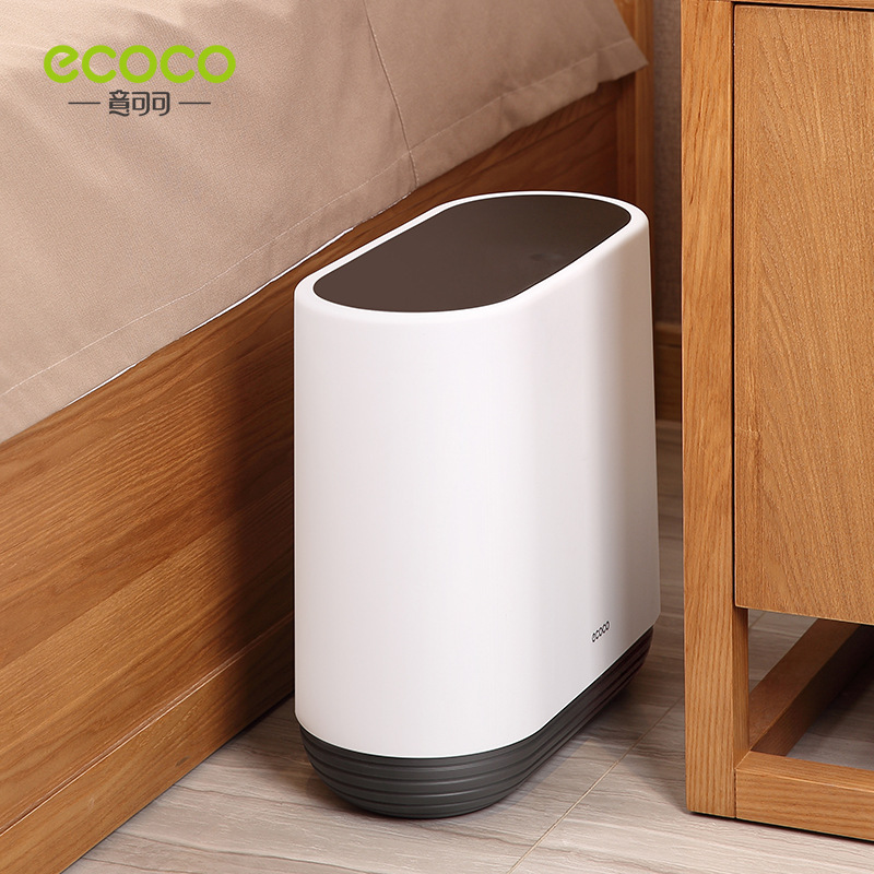 Simple Squeeze Type with Lid Toilet Bin Household Creative Nordic Large Toilet Trash Can Narrow Wastebasket