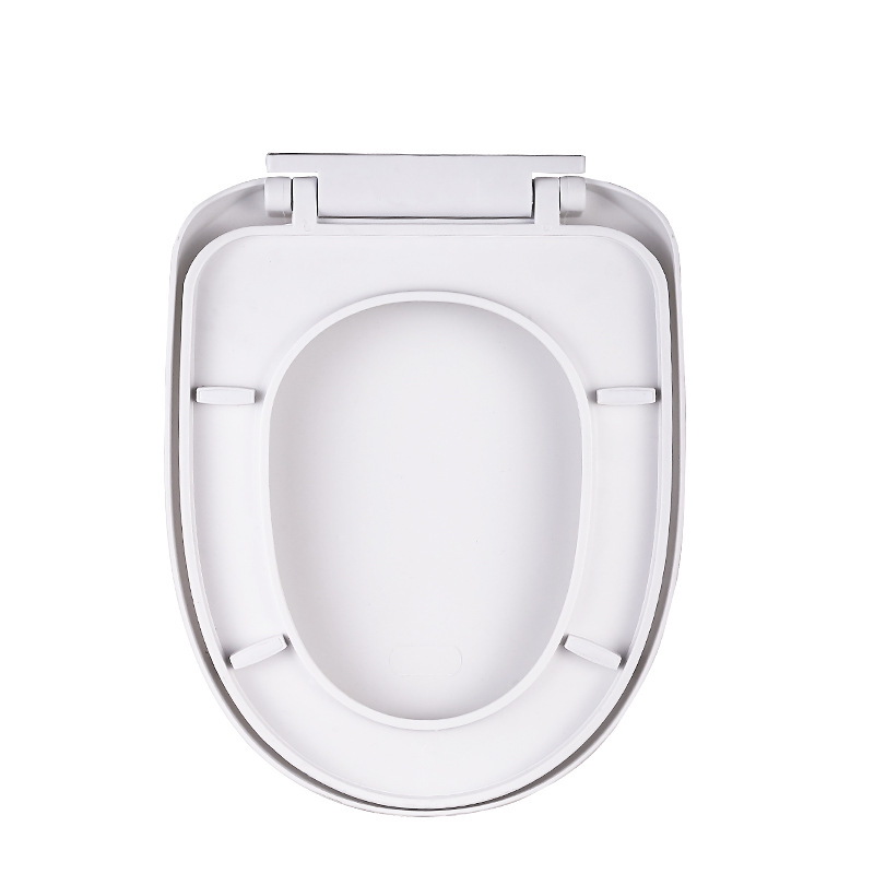 Thickened V-Shaped U-Shaped Slow-down Toilet Lid Toilet Cover Plate Plastic round Head Pointed Cover Pp