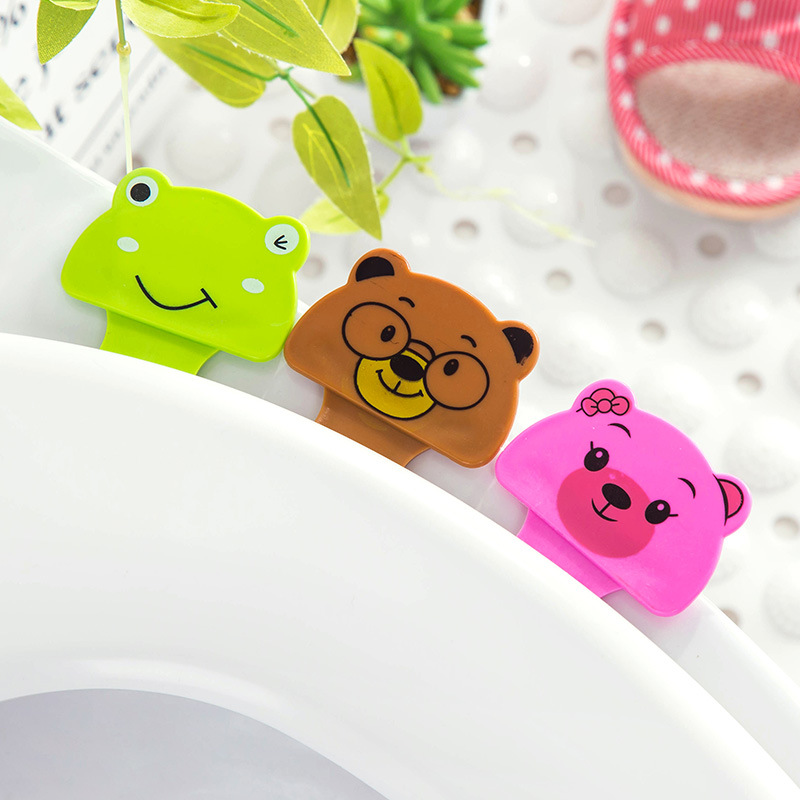 Cute Cartoon Convenient Toilet Cover Lifter No Dirty Hands Uncovering Toilet Lid 1920 Toilet Lid Hand Carrying Device
