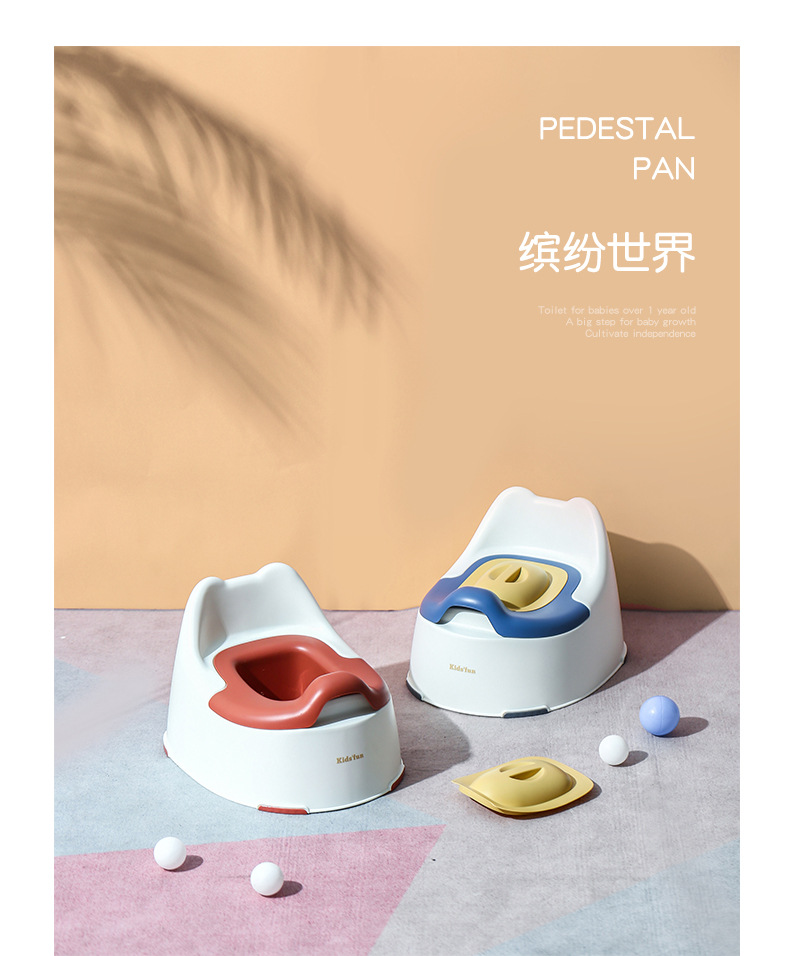 Children's Toilet Toilet with Lid Infant Toilet Home Mobile Baby Boy and Girl Potty Urinal Bucket