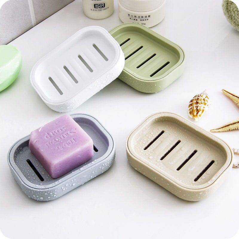 Japanese-Style Double Layer with Lid Soap Box Toilet Drain Soap Box Creative Travel Portable Soap Holder Soap Holder