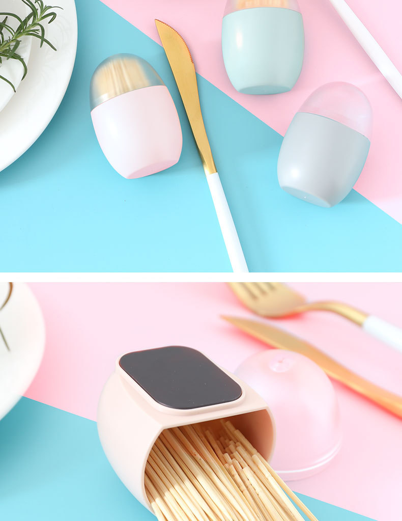 Simple ABS Magnetic Toothpick Holder Household Refrigerator Magnet Personalized Creative Hipster Toothpick Box Simple ABS Magnetic Toothpick Holder Household Refrigerator Magnet Personalized Creative Hipster Toothpick Box