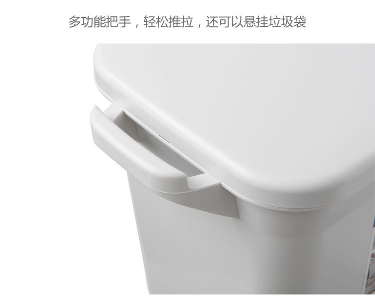 Van Gogh Household Trash Can Double-Layer Sorting Trash Bin Large Dry Wet Separation Dustbin with Lid Kitchen Storage Bucket Van Gogh Household Trash Can Double-Layer Sorting Trash Bin Large Dry Wet Separation Dustbin with Lid Kitchen Storage Bucket