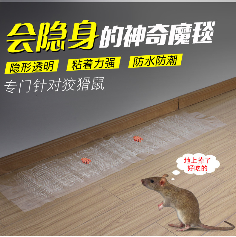 Deratization Magic Carpet Mouse Sticker Mouse Trap Sticker Household Kitchen Transparent Sticky Mouse Tape Rat Trap Mouse Trapping Glue Wholesale Deratization Magic Carpet Mouse Sticker Mouse Trap Sticker Household Kitchen Transparent Sticky Mouse Tape Rat Trap Mouse Trapping Glue Wholesale