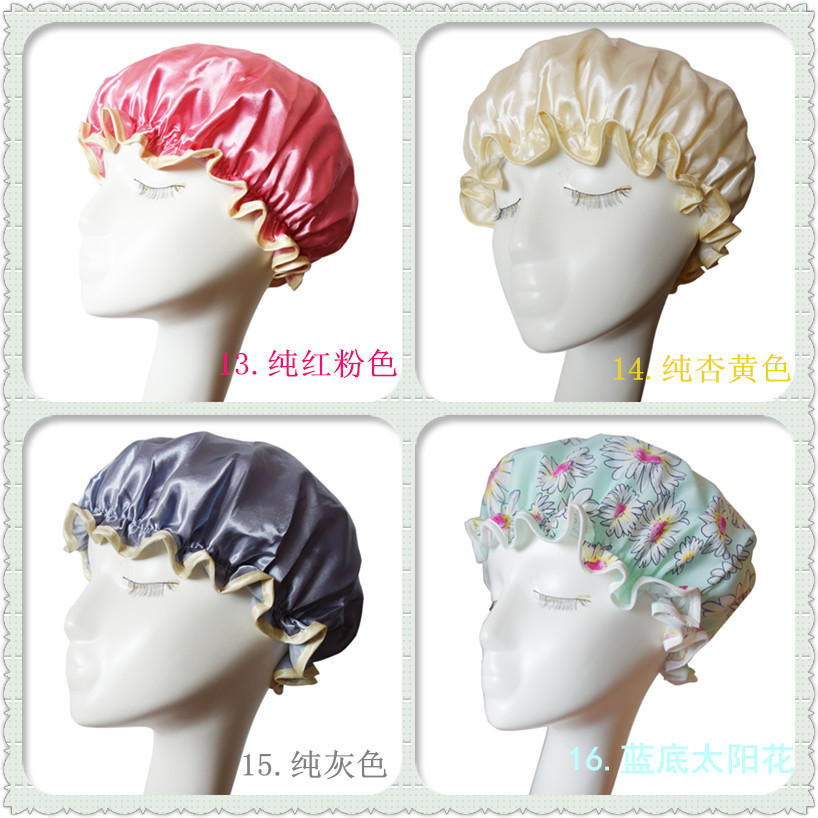 printing bo dot color Ding bath cap Korean version of fashion Eva waterproof bath cap whole multicolor optional printing bo dot color Ding bath cap Korean version of fashion Eva waterproof bath cap whole multicolor optional