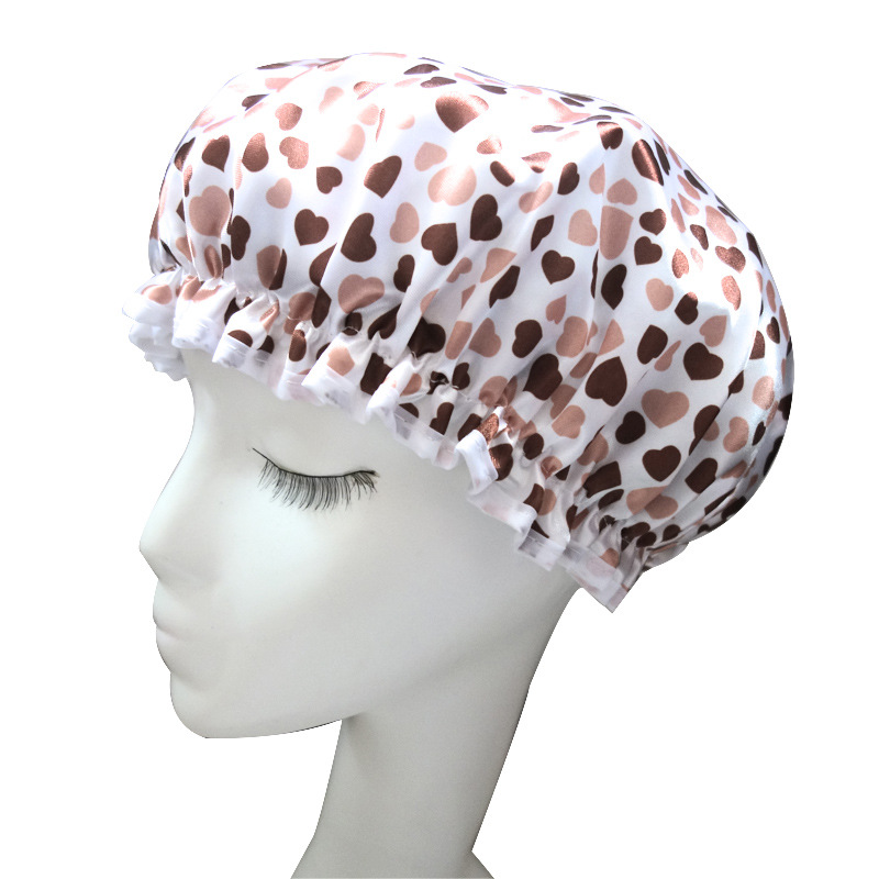 printing bo dot color Ding bath cap Korean version of fashion Eva waterproof bath cap whole multicolor optional printing bo dot color Ding bath cap Korean version of fashion Eva waterproof bath cap whole multicolor optional