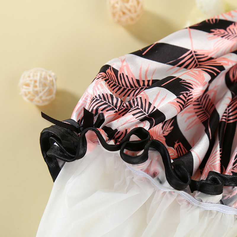 Household daily bath cap black edge wrap shampoo cap bath waterproof cap kitchen lampblack manufacturers wholesale spot