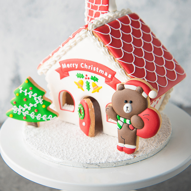DIY Baking 8PCs House Snowman Christmas Tree Fondant Biscuit Mold Cake Decoration Plastic Cutter DIY Baking 8PCs House Snowman Christmas Tree Fondant Biscuit Mold Cake Decoration Plastic Cutter
