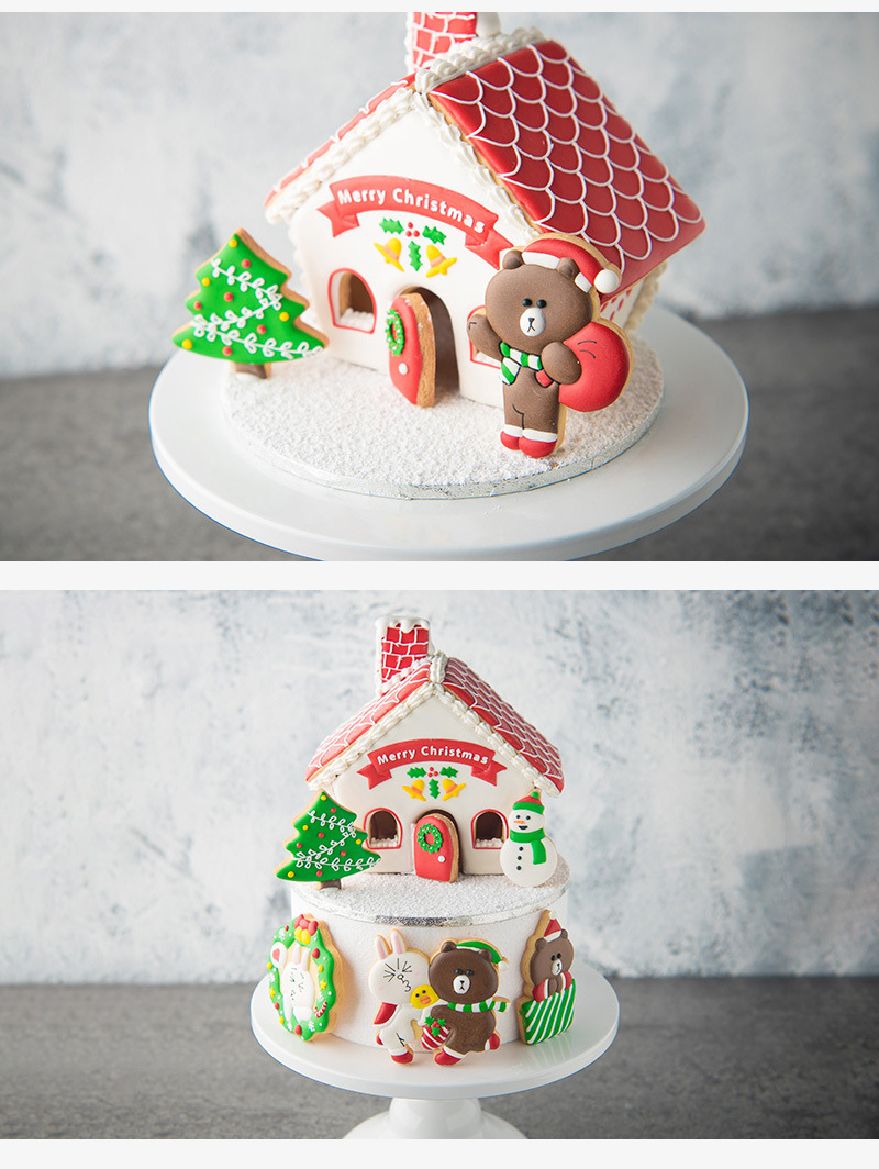 DIY Baking 8PCs House Snowman Christmas Tree Fondant Biscuit Mold Cake Decoration Plastic Cutter DIY Baking 8PCs House Snowman Christmas Tree Fondant Biscuit Mold Cake Decoration Plastic Cutter