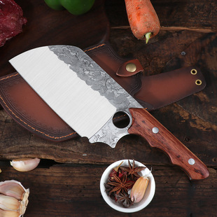 Knife Chicken Wings Wooden Handle Meat Cutting Kitchen Knife Chef Knife Stainless Steel Pig Sheep Meat Cutting Knife Knife Chicken Wings Wooden Handle Meat Cutting Kitchen Knife Chef Knife Stainless Steel Pig Sheep Meat Cutting Knife