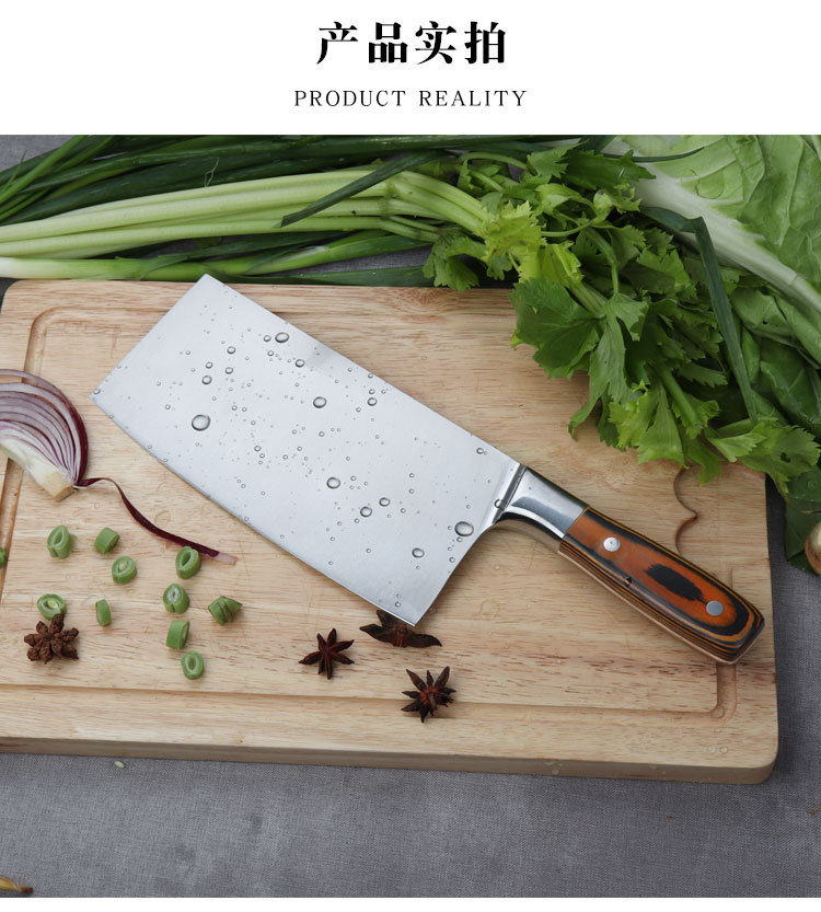 Steel Kitchen Knife MultiFunctional Meat Cutting Slicing Knife HandPolished Steel Head Color Wood Handle Kitchen Knife Steel Kitchen Knife MultiFunctional Meat Cutting Slicing Knife HandPolished Steel Head Color Wood Handle Kitchen Knife