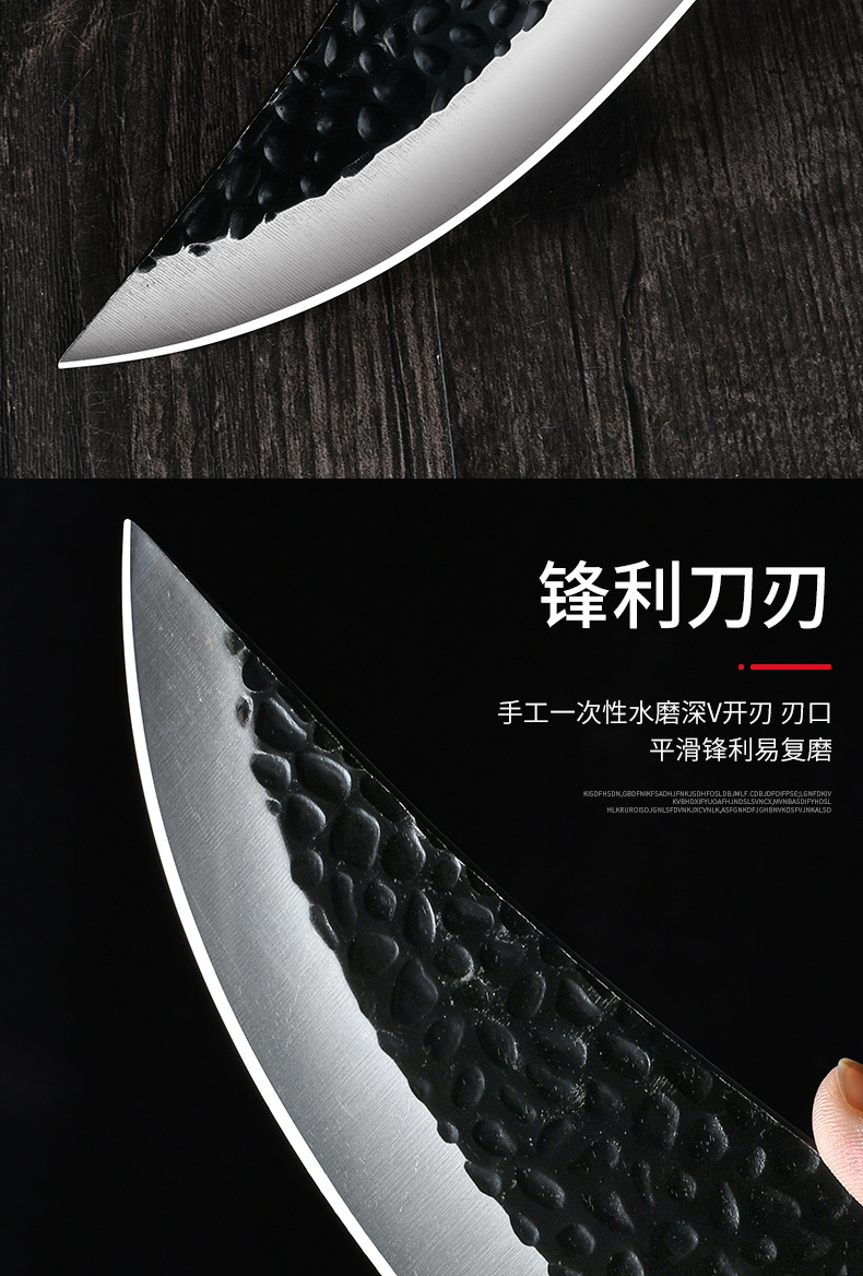 HandForged Pick Osteotome Kitchen Knife Hide Skinning Knife out Osteotome Kitchen Knife Stainless Steel Kitchen Knife HandForged Pick Osteotome Kitchen Knife Hide Skinning Knife out Osteotome Kitchen Knife Stainless Steel Kitchen Knife