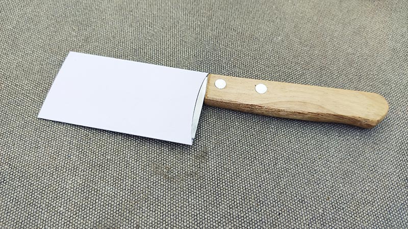 INS Cute Wooden Handle Knife Learning Kitchen Express Delivery Art Knife Multi-Purpose Mini Small Kitchen Knife Funny to Cut a Cake