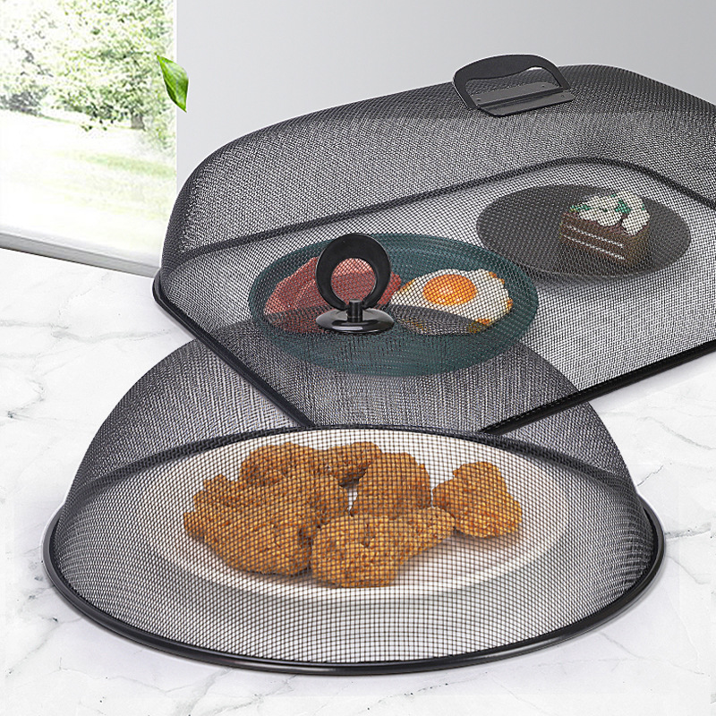 Vegetable Cover Kitchen Household AntiCockroach Mosquito Food Cover round and Square Cover Vegetables Dish Cover Spot