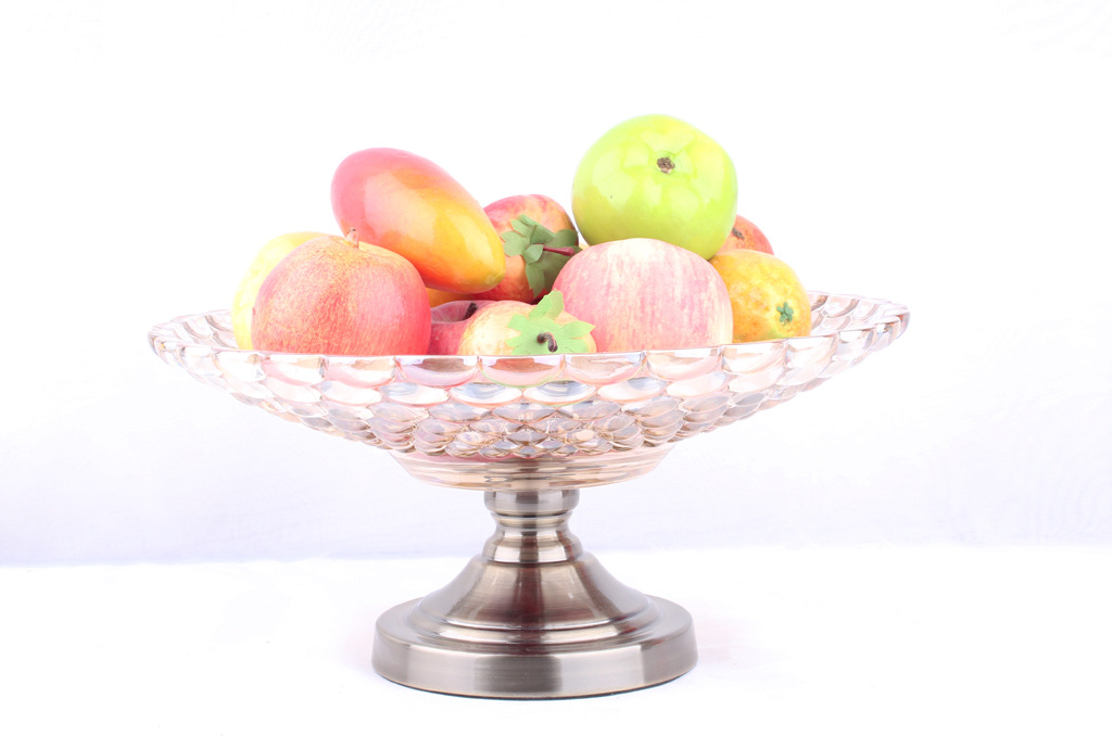 European Fruit Plate Creative Luxury High-Grade Glass Living Room Decoration Gift Utensils Coffee Table Home Practical Decoration European Fruit Plate Creative Luxury High-Grade Glass Living Room Decoration Gift Utensils Coffee Table Home Practical Decoration