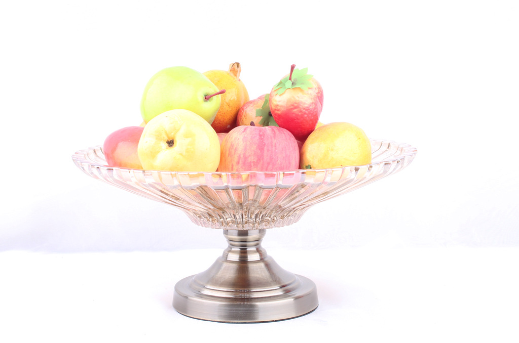 European Fruit Plate Creative Luxury High-Grade Glass Living Room Decoration Gift Utensils Coffee Table Home Practical Decoration European Fruit Plate Creative Luxury High-Grade Glass Living Room Decoration Gift Utensils Coffee Table Home Practical Decoration