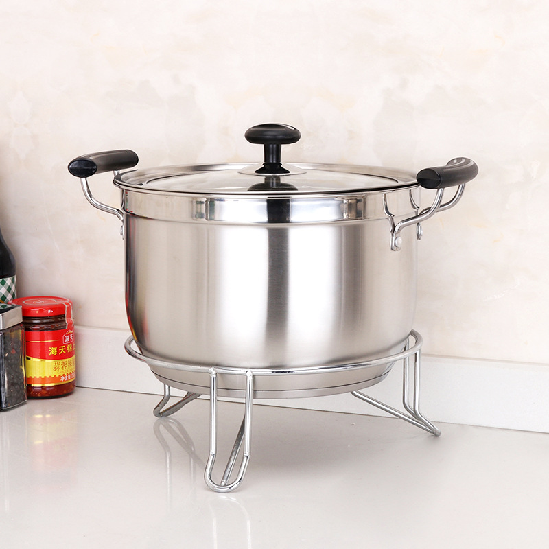 A substitute amazon kitchen supplies pan holder web celebrity insulated table stainless steel soup pan mat wholesale