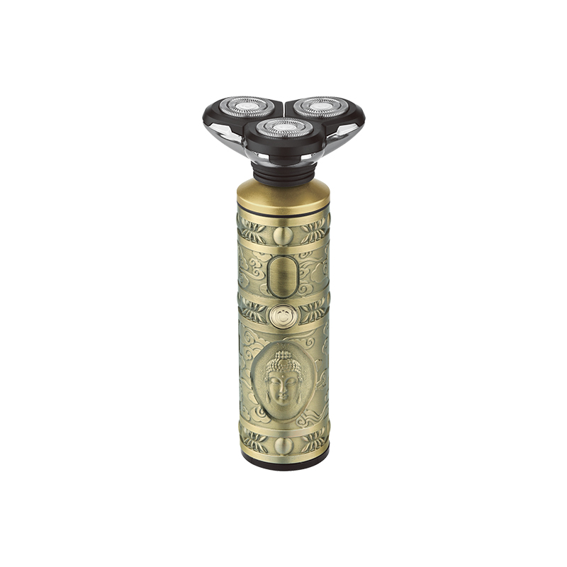 Cross-Border Factory Direct Supply Shaver KM-6710 All-Metal Body Three-Head Waterproof Shaver Shaver