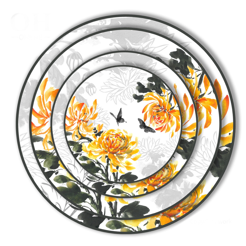 High Bone Porcelain Plate Ceramic Tableware Ceramic Plate Hotel Table Setting Cake Fruit Plate Daily Tableware Large Tray High Bone Porcelain Plate Ceramic Tableware Ceramic Plate Hotel Table Setting Cake Fruit Plate Daily Tableware Large Tray
