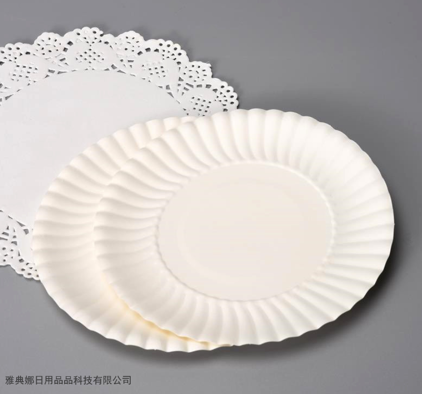 Cake Beige Cutlery Tray Set Cake Tableware Plate Fork Combination 1 Knife 5 Plate 5 Fork Disposable Cake Tableware