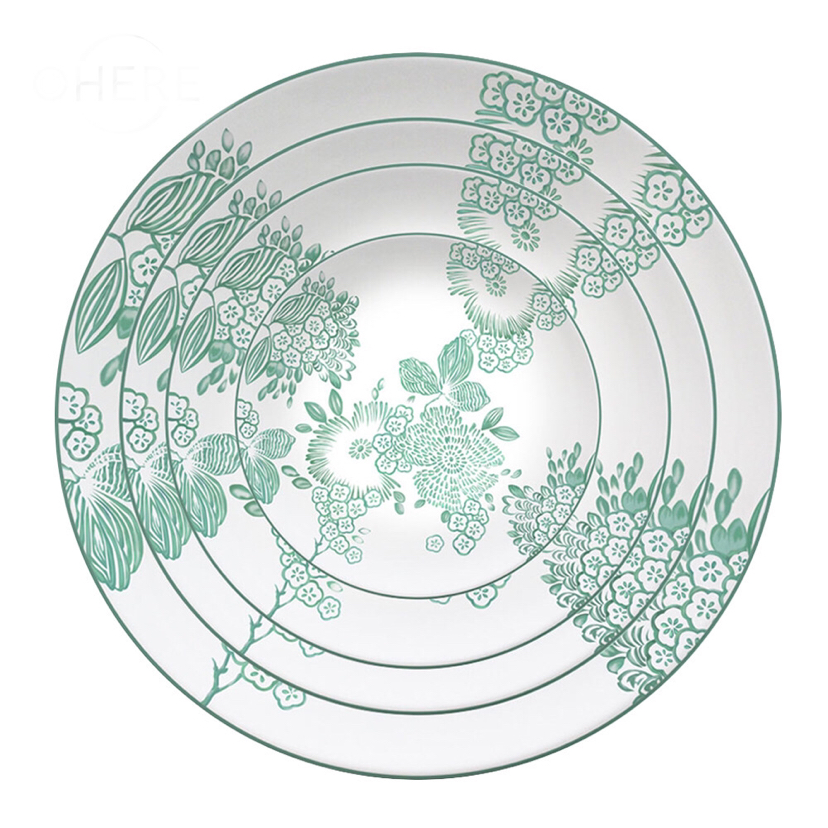 High Bone Porcelain Plate Ceramic Western Cuisine Plate Tableware Hotel Table Setting Daily Use Household Plate Cake Fruit Plate Large Tray High Bone Porcelain Plate Ceramic Western Cuisine Plate Tableware Hotel Table Setting Daily Use Household Plate Cake Fruit Plate Large Tray