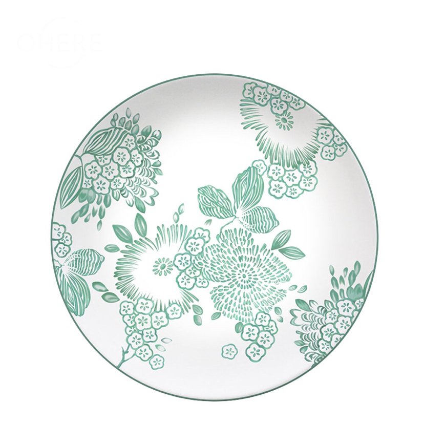 High Bone Porcelain Plate Ceramic Western Cuisine Plate Tableware Hotel Table Setting Daily Use Household Plate Cake Fruit Plate Large Tray High Bone Porcelain Plate Ceramic Western Cuisine Plate Tableware Hotel Table Setting Daily Use Household Plate Cake Fruit Plate Large Tray