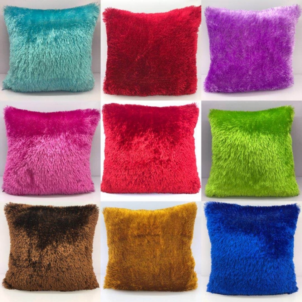 Shiny Velvet Pillow Cover Bedding Household Supplies Plush Cushion Solid Color Cushion Cover Wool Pillow Shiny Velvet Pillow Cover Bedding Household Supplies Plush Cushion Solid Color Cushion Cover Wool Pillow