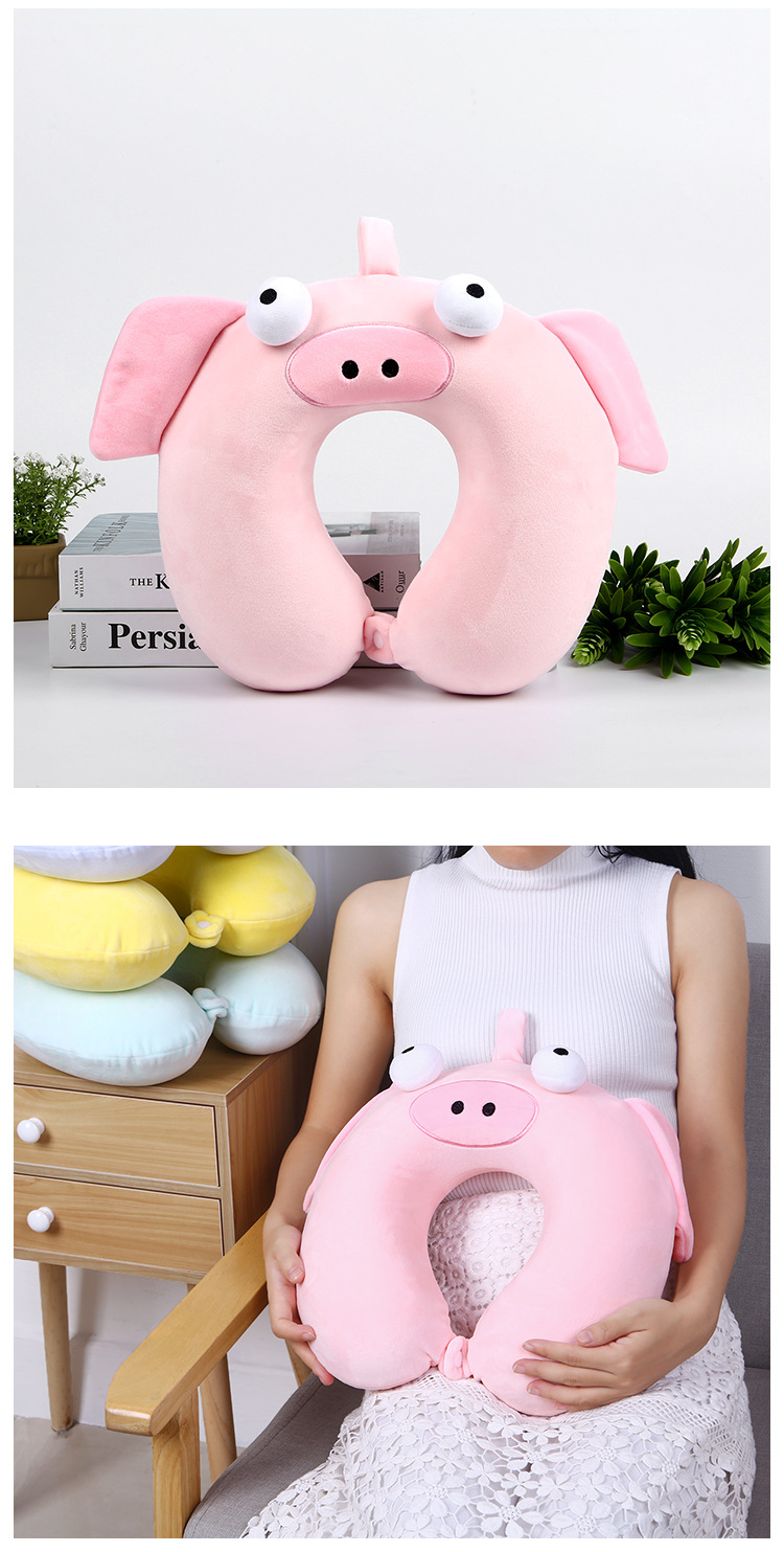 Animal Cartoon Student U-Shaped Neck Pillow Children's Holiday Outdoor Super Soft Portable Slow Rebound Memory Foam U-Shaped Pillow Head Animal Cartoon Student U-Shaped Neck Pillow Children's Holiday Outdoor Super Soft Portable Slow Rebound Memory Foam U-Shaped Pillow Head