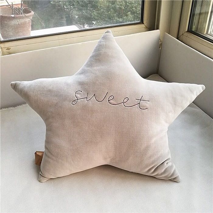Feather cotton spandex fabric soft pillow pillow Valentine star star plush toys Feather cotton spandex fabric soft pillow pillow Valentine star star plush toys
