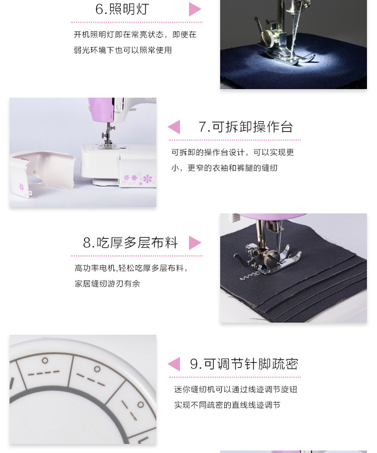 SOURCE Factory Supply 1803 Sewing Machine Household Electric Small Lock Portable Handheld Mini Sewing Machine SOURCE Factory Supply 1803 Sewing Machine Household Electric Small Lock Portable Handheld Mini Sewing Machine