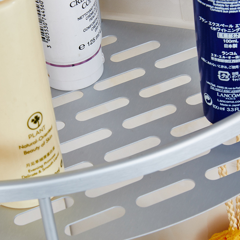 No hole in the shelf storage shelf paste hook bathroom tripod wall hanging Kitchen Arrangement