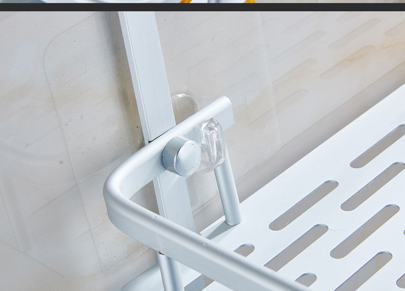 No hole in the shelf storage shelf paste hook bathroom tripod wall hanging Kitchen Arrangement No hole in the shelf storage shelf paste hook bathroom tripod wall hanging Kitchen Arrangement