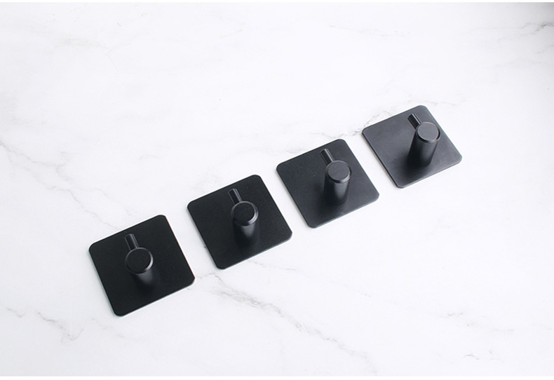 of hot style cross border special adhesive hook 304 stainless steel metal feel kitchen without trace hanging