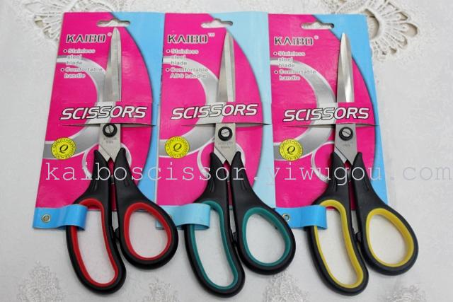 Factory direct cable brand rubber stainless steel scissors scissors, tailors scissors KB801