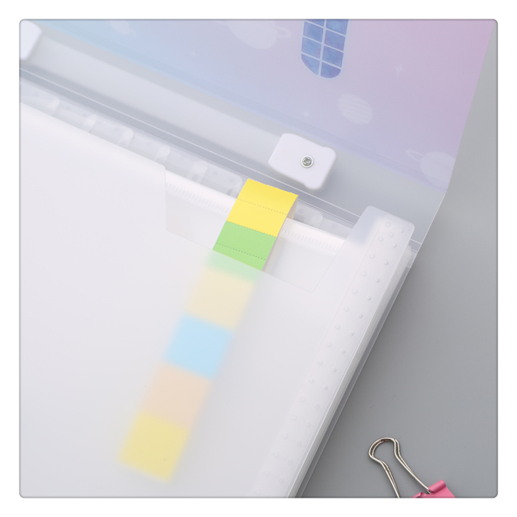 Multi-Layer Student Insert Paper Organize Fantastic Classification Test Paper Clip A4 Test Paper Material Storage Bag Organ Bag