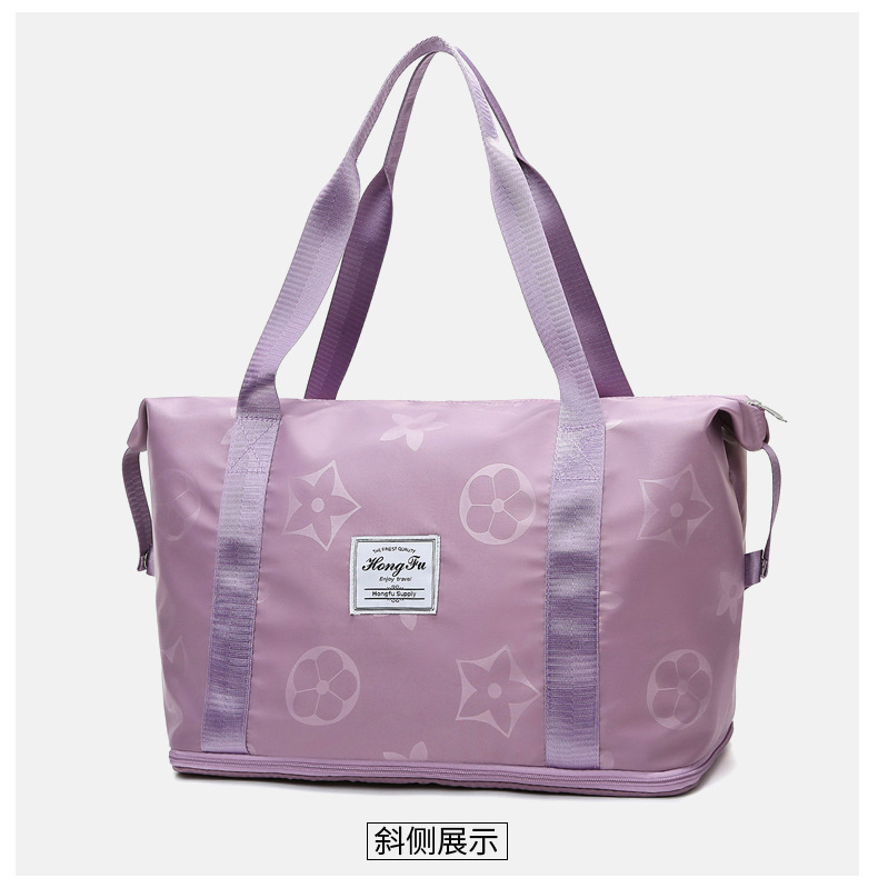 Expansion Short-Distance Portable Travel Bag Handbag Large Capacity Storage Bag Shoulder Bag Women's Sports Yoga Fitness Bag