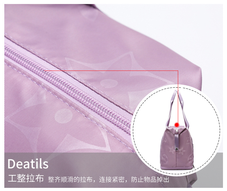 Expansion Short-Distance Portable Travel Bag Handbag Large Capacity Storage Bag Shoulder Bag Women's Sports Yoga Fitness Bag
