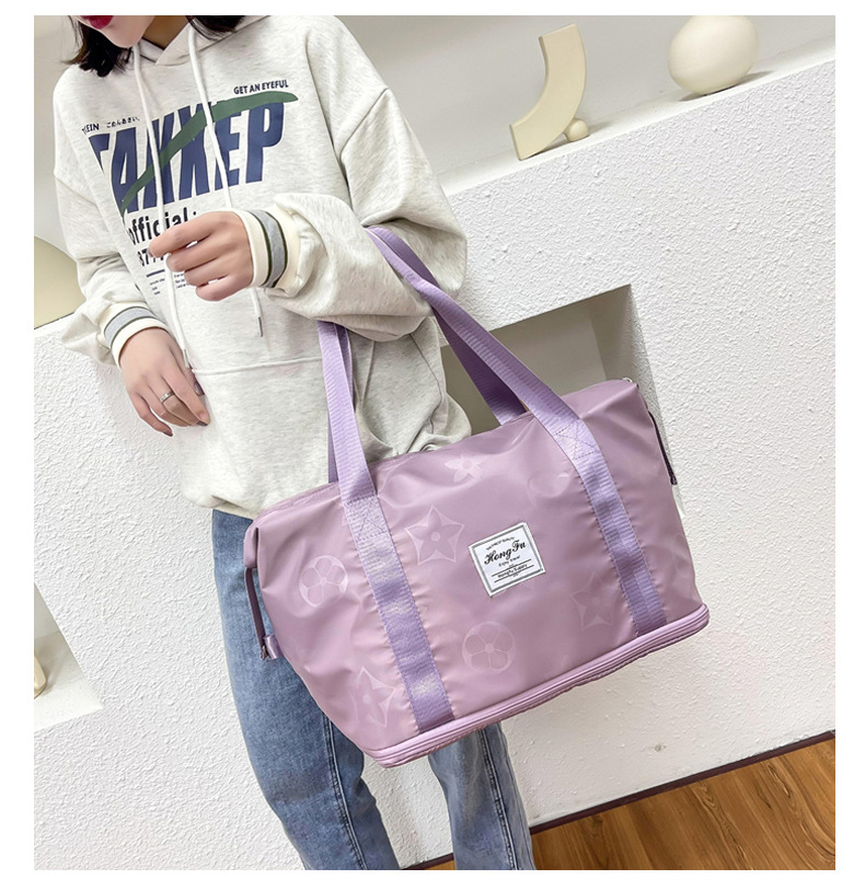 Expansion Short-Distance Portable Travel Bag Handbag Large Capacity Storage Bag Shoulder Bag Women's Sports Yoga Fitness Bag