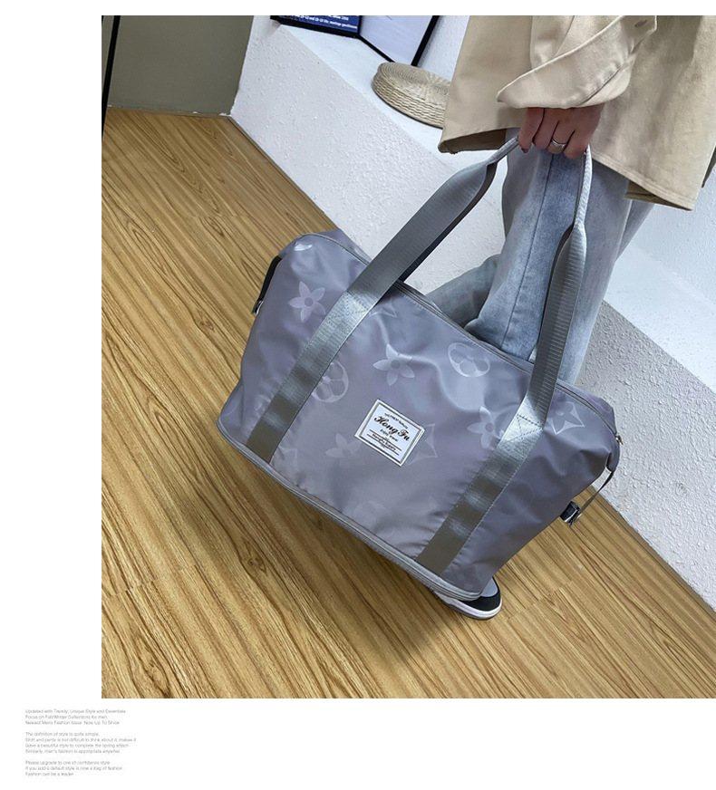 Expansion Short-Distance Portable Travel Bag Handbag Large Capacity Storage Bag Shoulder Bag Women's Sports Yoga Fitness Bag