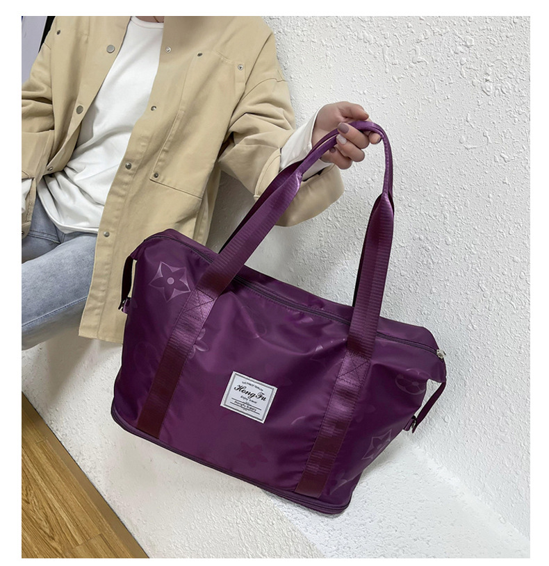 Expansion Short-Distance Portable Travel Bag Handbag Large Capacity Storage Bag Shoulder Bag Women's Sports Yoga Fitness Bag